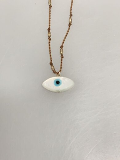 商品画像：SEE REAL FLOWERS/Evil Eye/ネックレス/SV925/パール/WHT/トップ有/レディース// 4