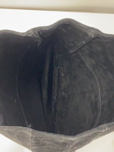 商品画像：BLACK SUEDE TOTE/トートバッグ/スウェード/BLK/無地// 6