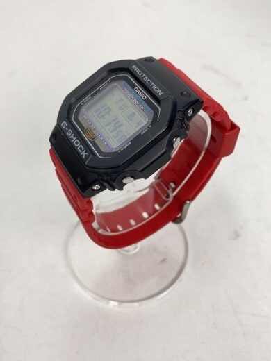 商品画像：クォーツ腕時計/デジタル/ラバー/RED/SS/G-5600E// 2