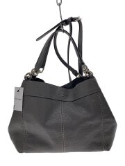 ラグジュアリー・スモール・レクシー_ホワイト/レザー/GRY