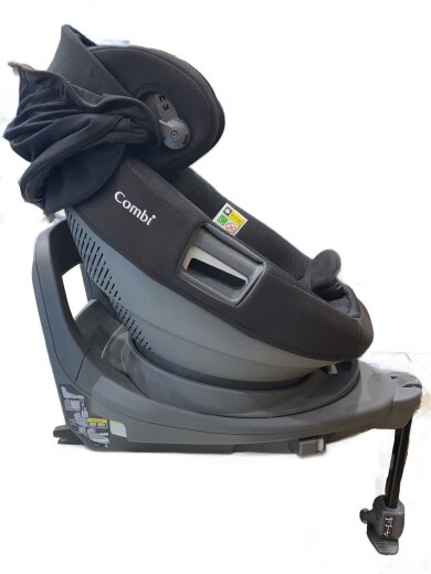 商品画像：THE S Plus ISOFIX エッグショック ZB-750(BK)[ブラック]/ロングユース/BLK/インナ 3