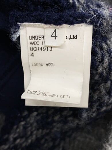 商品画像：ニット・セーター(厚手)/4/ウール/NVY/UCR4913 4