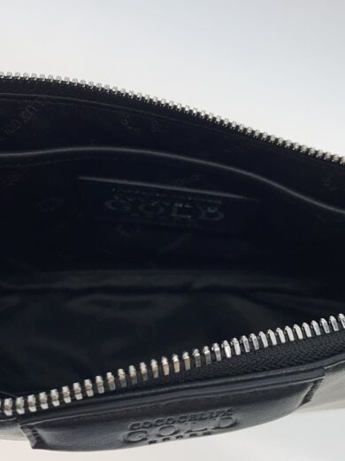 商品画像：ショルダーバッグ/レザー/BLK/無地/112AA0480 6