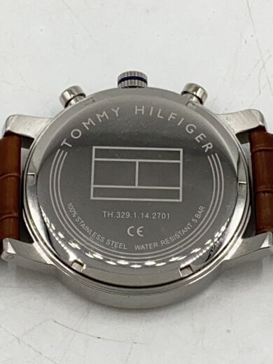 商品画像：クォーツ腕時計/アナログ/レザー/BLK/BRW/1710398 3