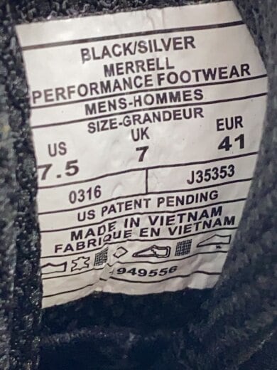 商品画像：トレッキングブーツ/US7.5/BLK/J35353 5