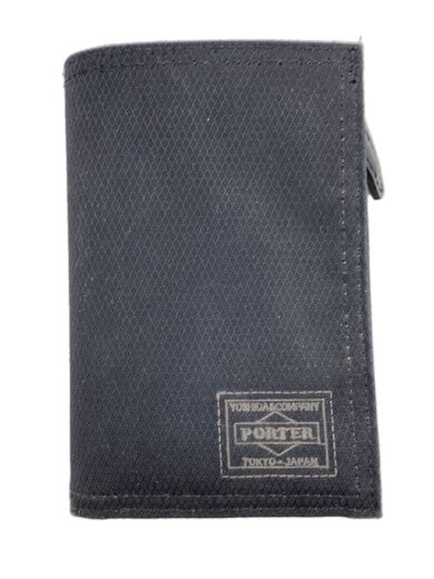 商品画像：2つ折り財布/ナイロン/BLK/メンズ/653-09755// 1