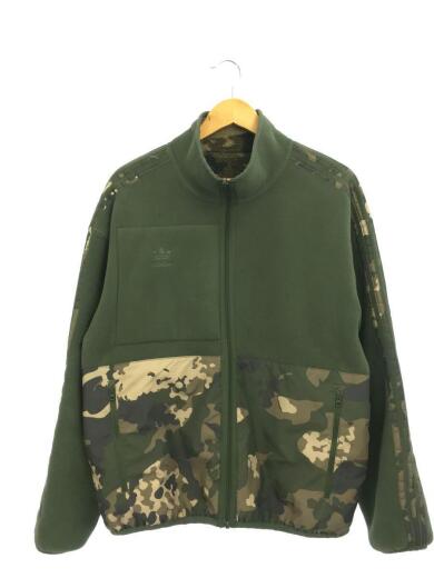 画像：adidasPAKAIAN/UKURAN/リバーシブル/フリースジャケット/L/ポリエステル/GRN/迷彩/ip02796