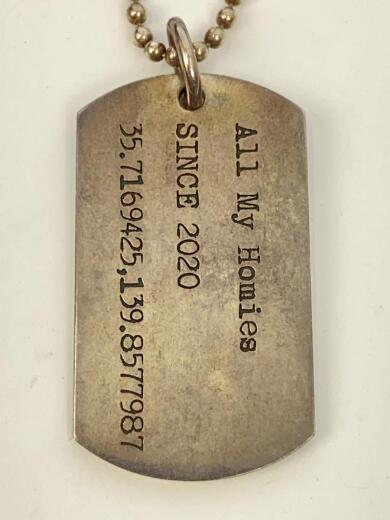 画像：その他ブランドzorn/all my homies/ドッグタグ/ボールチェーン/ネックレス/SV925/SLV/メンズ5