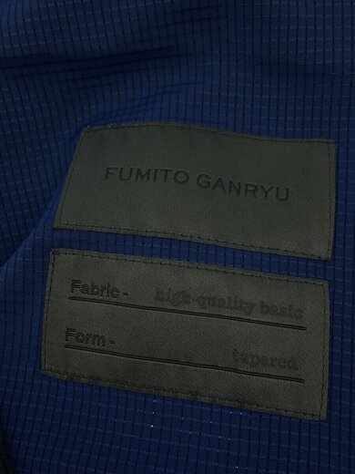 画像：FUMITO GANRYUテーパードリングベルトパンツ/ボトム/L/ナイロン/NVY/FU3-PA-394