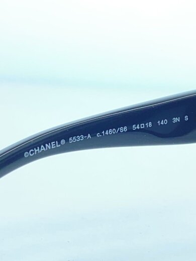 商品画像：スクエアシェイプアイウェアー/BLK×ゴールド/GRY/レディース/5533-A 4