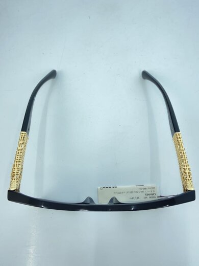 商品画像：スクエアシェイプアイウェアー/BLK×ゴールド/GRY/レディース/5533-A 6