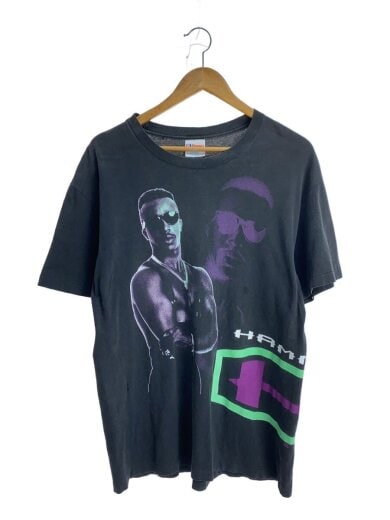 商品画像：80s/USA製/MC HAMMER/マルチプリント/シングルステッチ/Tシャツ/L/BLK 1