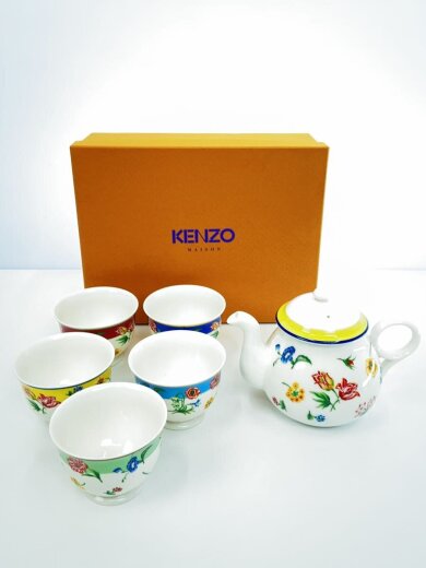 ティーポット＆ティーカップセット/ポット茶器揃/洋食器/6点セット