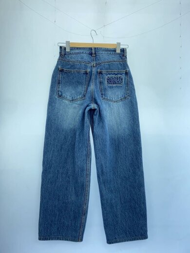 画像：X-girlLOGO PATCH WIDE TAPERED DENIM PANTS/S/デニム/IDG/1052510310092
