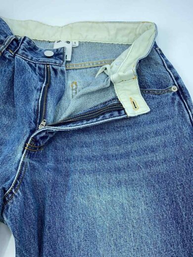 画像：X-girlLOGO PATCH WIDE TAPERED DENIM PANTS/S/デニム/IDG/1052510310093