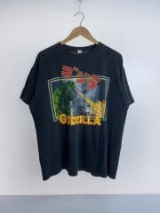 cronies/90s/usa製/日本映画/ゴジラ/Tシャツ/XL/コットン/BLK/プリント