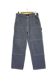 22SS/TWO FACE PAINTER PANTS/ペインターパンツ/34/BLU/ストライプ