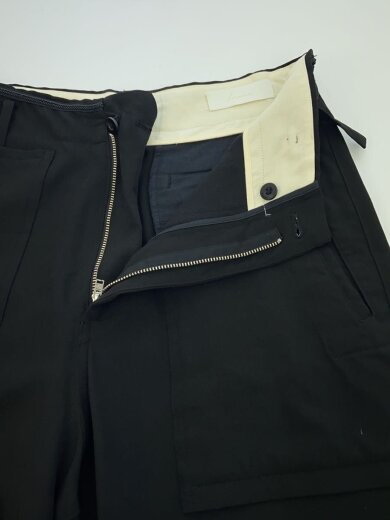商品画像：スラックスパンツ/1/レーヨン/BLK/無地/IH-22SS-P011-MS 3