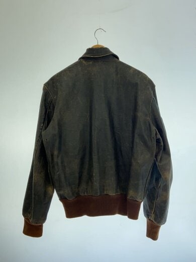 商品画像：80s/INTRUDER/フライトジャケット/レザージャケット・ブルゾン/42/レザー/BRW/無地 2
