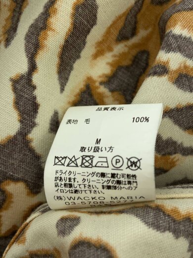 商品画像：WOLF HEAD/WESTERN SHIRT L/S/長袖シャツ/M/ウール/ブラウン/レオパード// 4