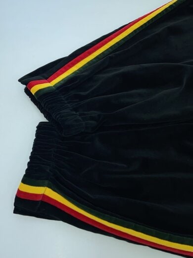 商品画像：24ss/ベロアトラックパンツ/ベッチン/ラスタ/ボトム/M/ベロア/BLK/無地 6