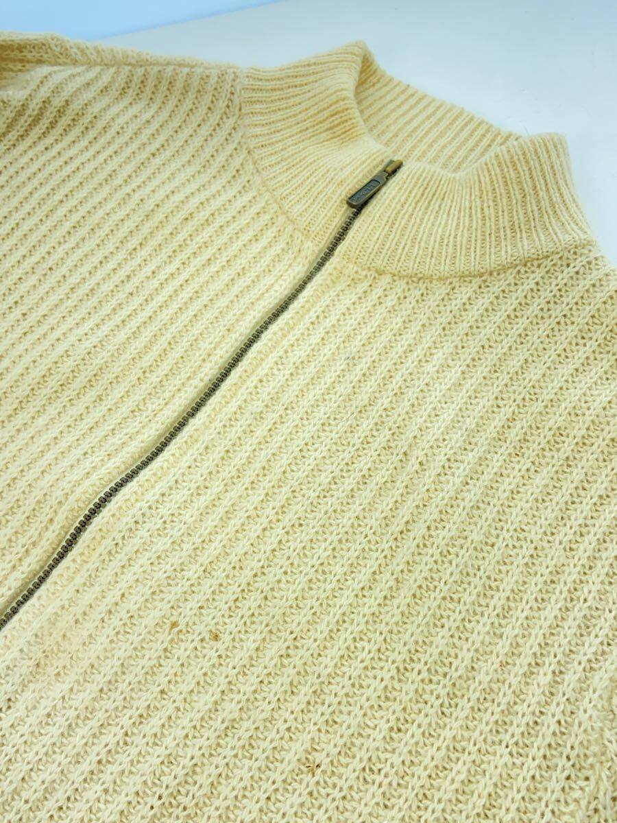 L.L.Bean / 80s/USA製/ドライバーズニット/カーディガン/ニット・セーター(厚手)/M/ウール/WHT