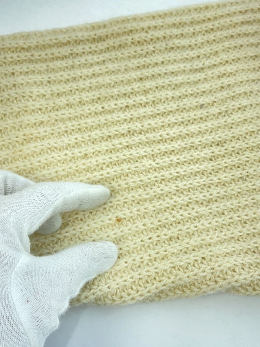 L.L.Bean / 80s/USA製/ドライバーズニット/カーディガン/ニット・セーター(厚手)/M/ウール/WHT