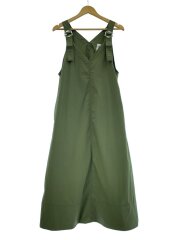 サロペットスカート/36/コットン/KHK/無地/DT-F0048