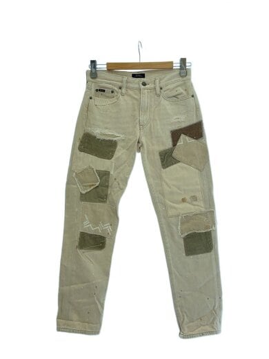 商品画像：パッチワーク/ボトム/コットン/BEG 1