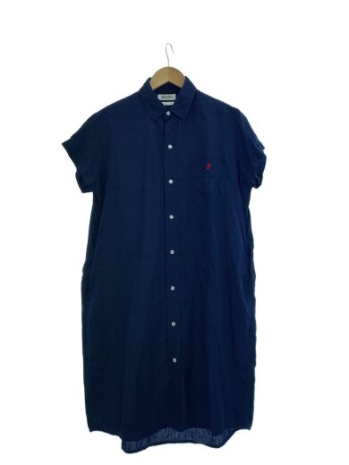 商品画像：シャツワンピース/14/リネン/NVY/WRW22-112-01 1