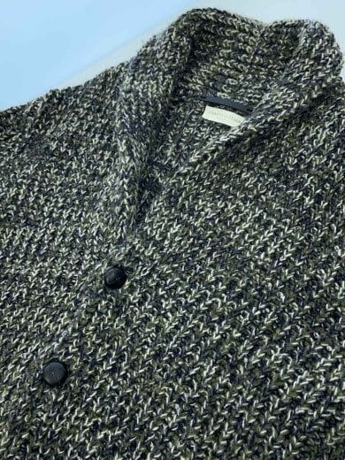 商品画像：ショールカラー/カーディガン(厚手)/46/ウール/GRN 7