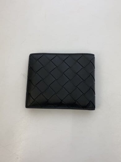 商品画像：イントレチャート/2つ折り財布/レザー/BLK/メンズ/P014928260 2