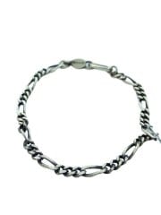 フィガロチェーンブレスレット/SLV/メンズ