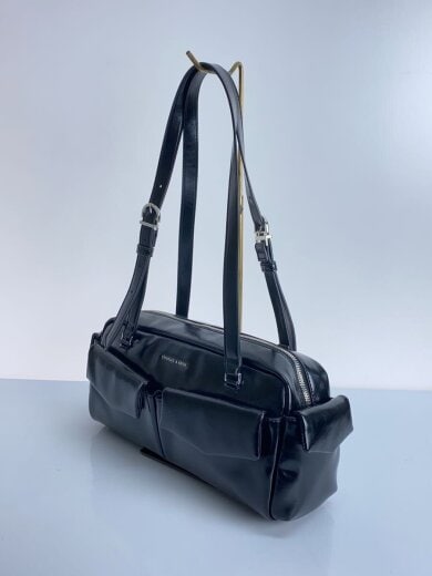 商品画像：Rachel レイチェル イロンゲイテッドマルチポケットショルダーバッグ/BLK 2