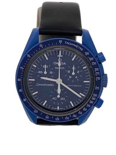 商品画像：クォーツ腕時計/アナログ/BLU/社外ベルト 1