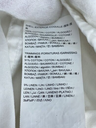 商品画像：パッチワーク/長袖シャツ/XXL/コットン/WHT 4