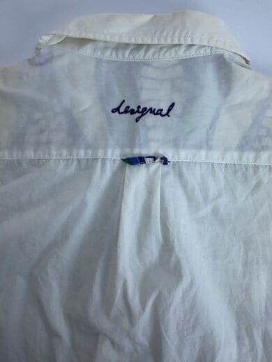 商品画像：パッチワーク/長袖シャツ/XXL/コットン/WHT 7