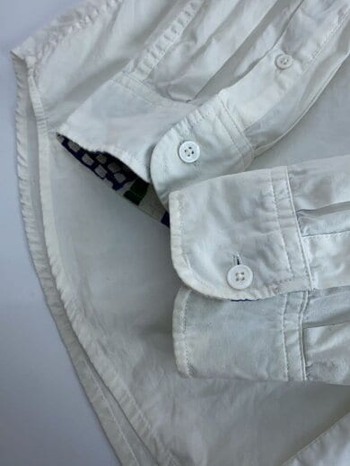 商品画像：パッチワーク/長袖シャツ/XXL/コットン/WHT 9