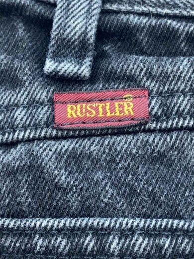 商品画像：ブラックデニムパンツ/35/コットン/BLK/無地 4