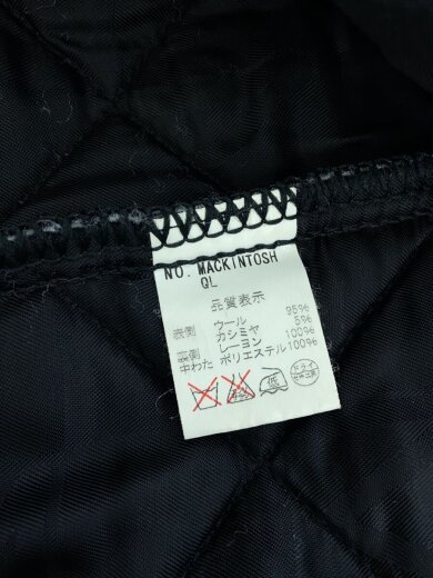 商品画像：キルティングジャケット/36/ウール/BLK/MACKINTOSH QL 4