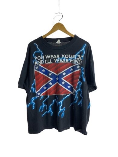 商品画像：90s/AMERICAN THUNDER/Tシャツ/XL/コットン/BLK/プリント 1