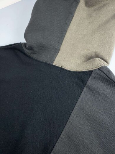 商品画像：Patchwork Hoodie/パーカー/M/コットン/KHK/144CS02C281 8