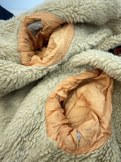 商品画像：CORWIN/裏ボアジップアップジャケット/NVY/無地 4