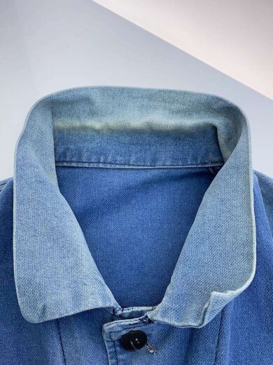 商品画像：60s/フレンチワーク/モールスキン/カバーオール/--/--/IDG/無地 4