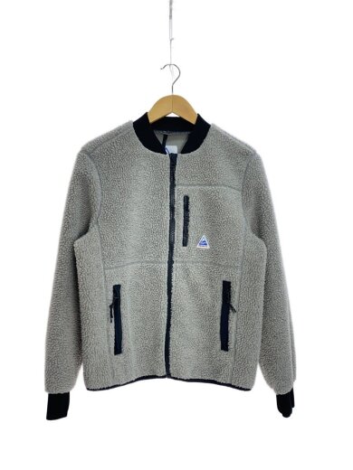 商品画像：ボアフリースジャケット/ジャケット/S/ポリエステル/GRY/無地 1