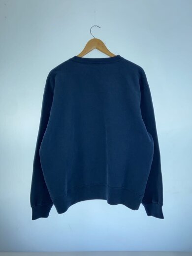 商品画像：前V/ロゴ刺繍/スウェット/コットン/NVY 2