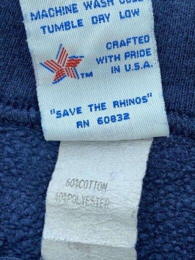 商品画像：RUGGED SWEATS/USA製/スウェット/L/コットン/NVY/プリント 4