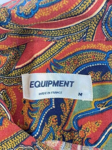 商品画像：ペイズリー/長袖シャツ/M/レーヨン/BRW/総柄 3