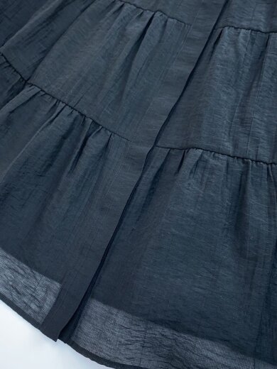 商品画像：ティアードシアーブラウス/長袖ブラウス/38/BLK/085-82011 9