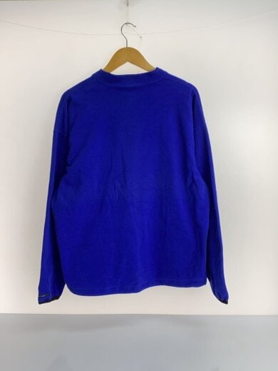 商品画像：ロゴ刺繍/フリースジャケット/M/ポリエステル/BLU 2